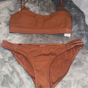 Women's Brown Bikini Set Body Glove